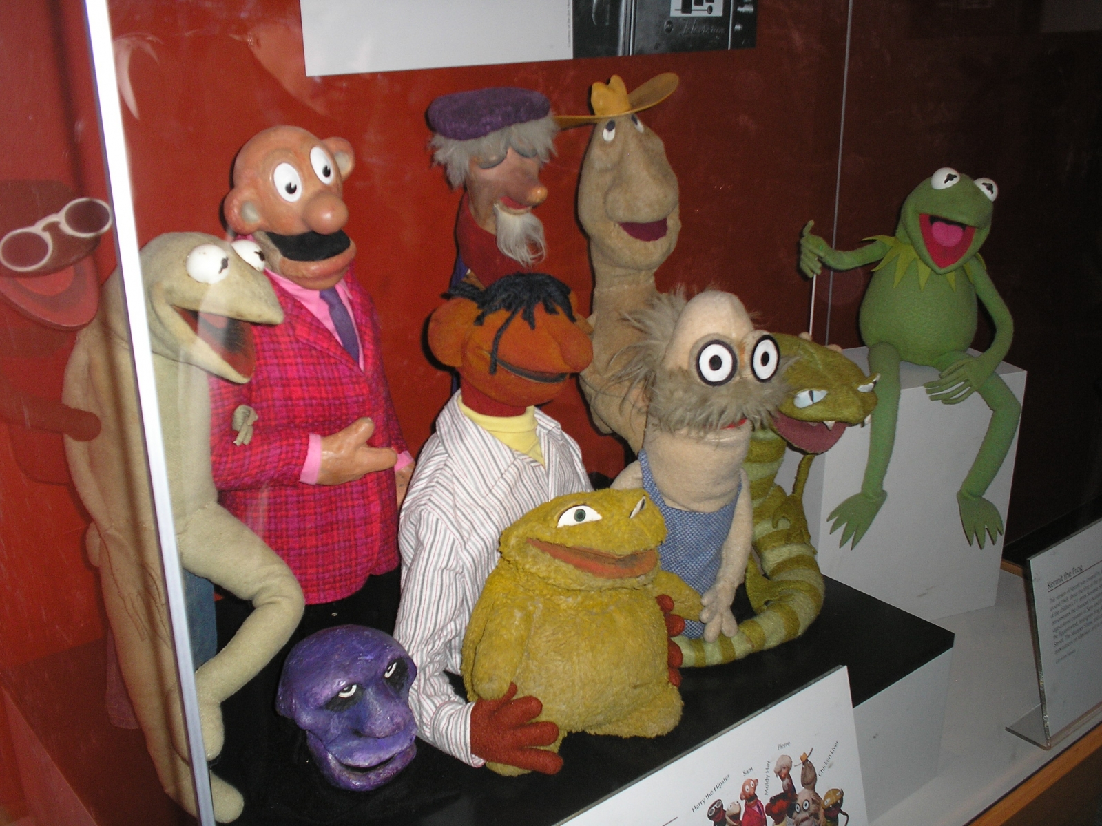 2 Kermits and some other puppets I don't know.
