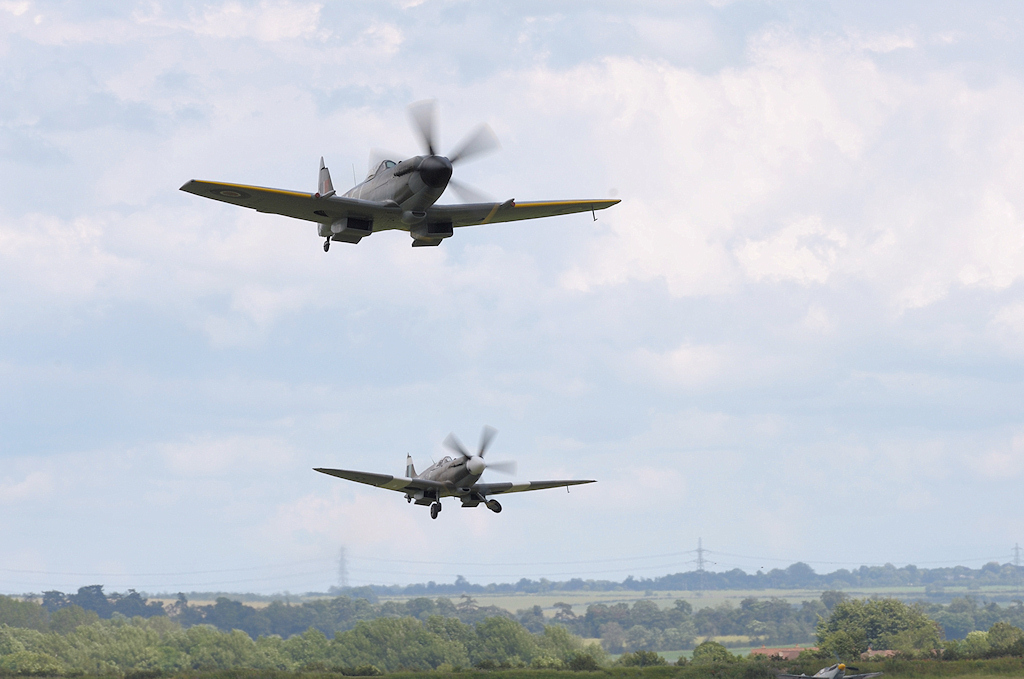 Spitfires takeoff
