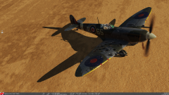 Digital Combat Simulator  Flak hits and still managed a landing